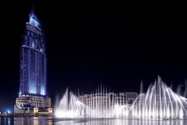 Танцующие фонтаны в Дубай